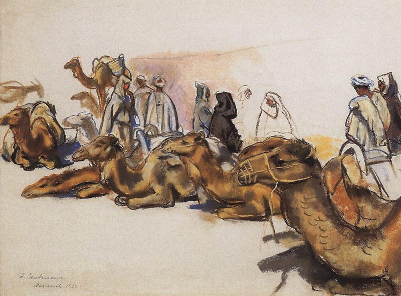 Camels, Zinaida Serebryakova