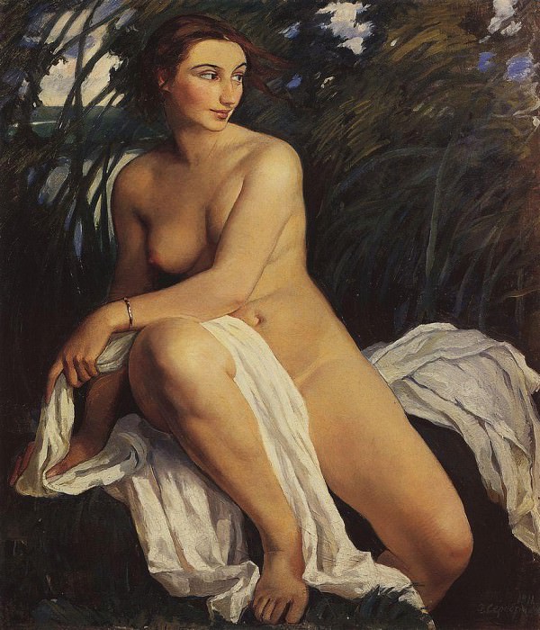 The bather, Zinaida Serebryakova