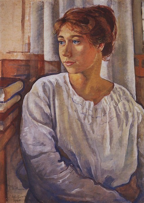 Портрет Е. И. Финогеновой, Зинаида Евгеньевна Серебрякова