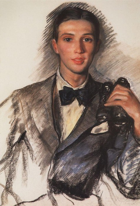 Portrait of the painter D. D. Bushen, Zinaida Serebryakova