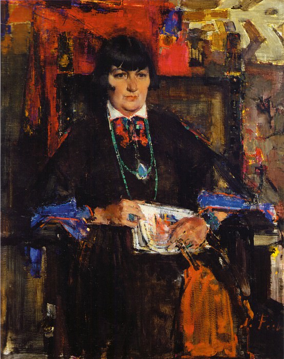 Portrait of Mabel Dodge Luhan , Nikolay Feshin