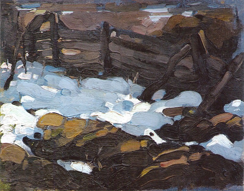 Winter landscape , Nikolay Feshin