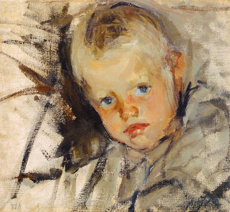 Portrait of Alyosha Teplov , Nikolay Feshin