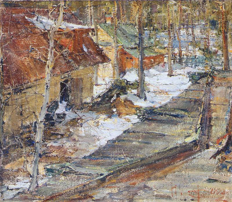 Winter Landscape , Nikolay Feshin