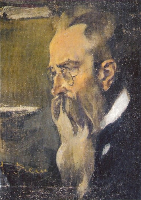 Portrait of N.A. Rimsky-Korsakov , Nikolay Feshin