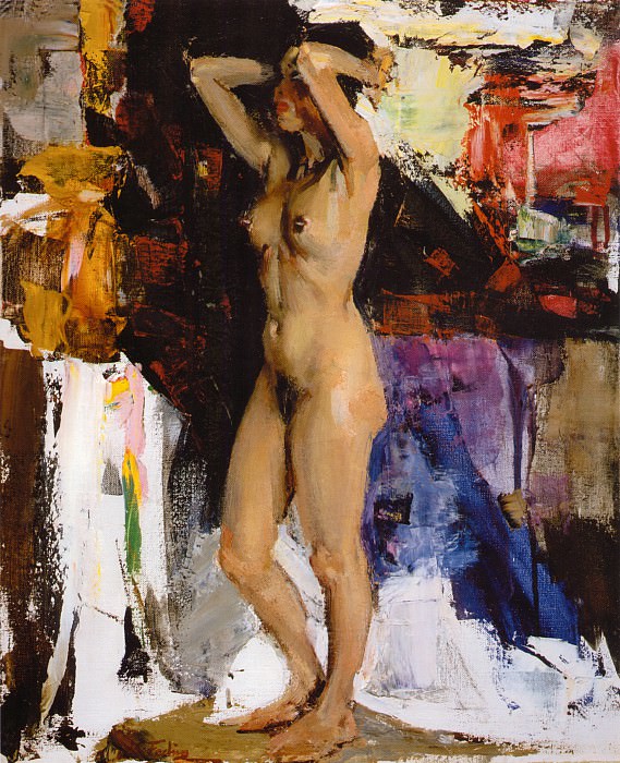 Standing Nude Model , Nikolay Feshin