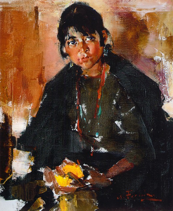 Indian girl , Nikolay Feshin