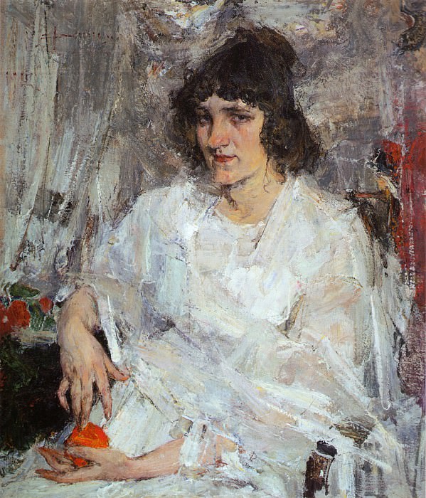 Portrait of Ulyana Kitaeva , Nikolay Feshin