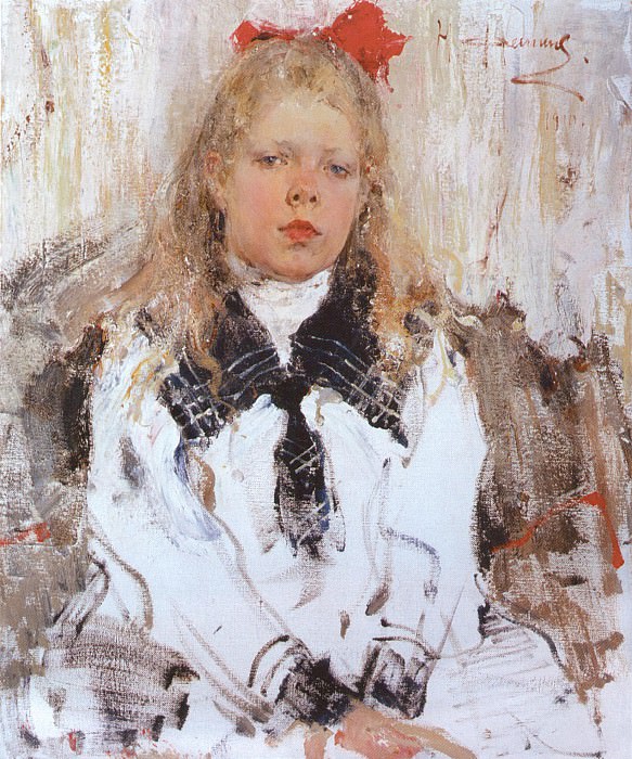 Portrait of Nina Belkovich , Nikolay Feshin