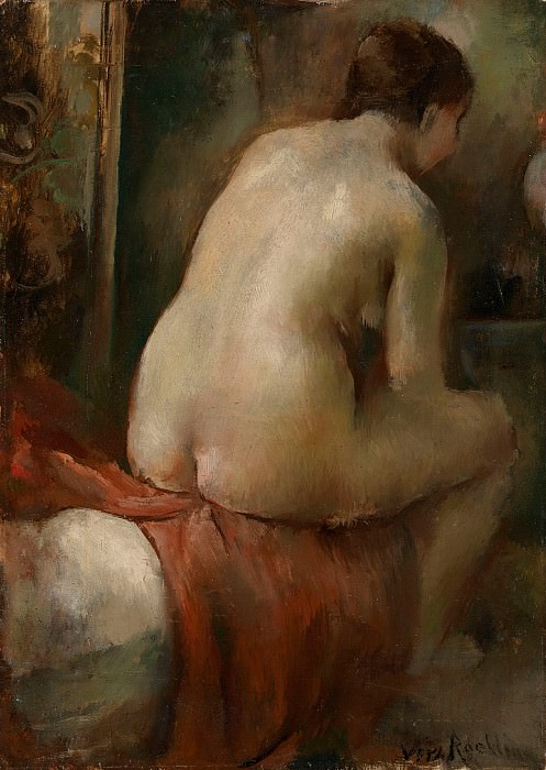 Seated Nude, Vera Rockline