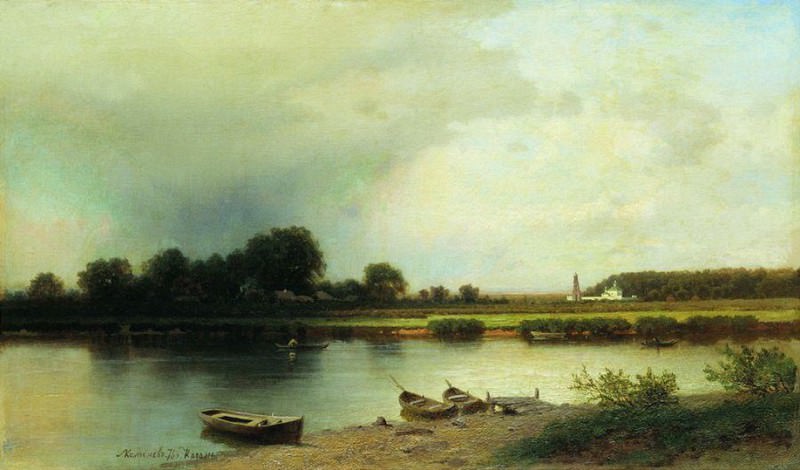 Landscape near Kazan, Lev Kamenev