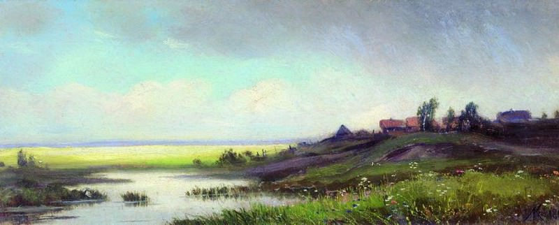 Savvina Sloboda near Zvenigorod. Rain, Lev Kamenev