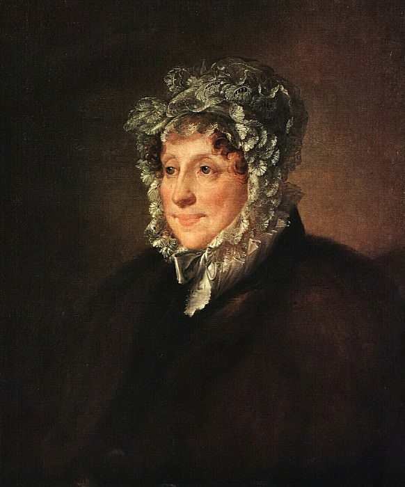 Portrait of an elderly woman in a cap, Vasily Tropinin