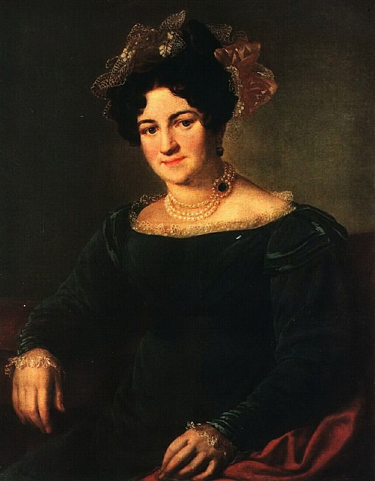 Portrait of P. I. Sapozhnikova, Vasily Tropinin