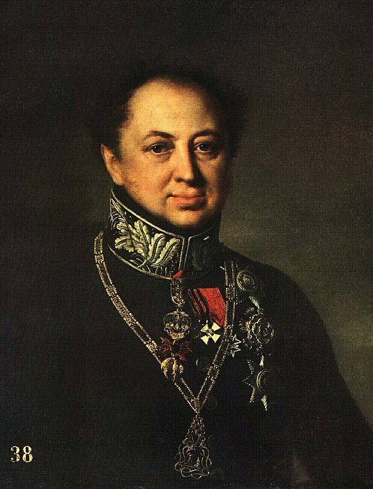 Portrait of D. P. Tatishchev, Vasily Tropinin