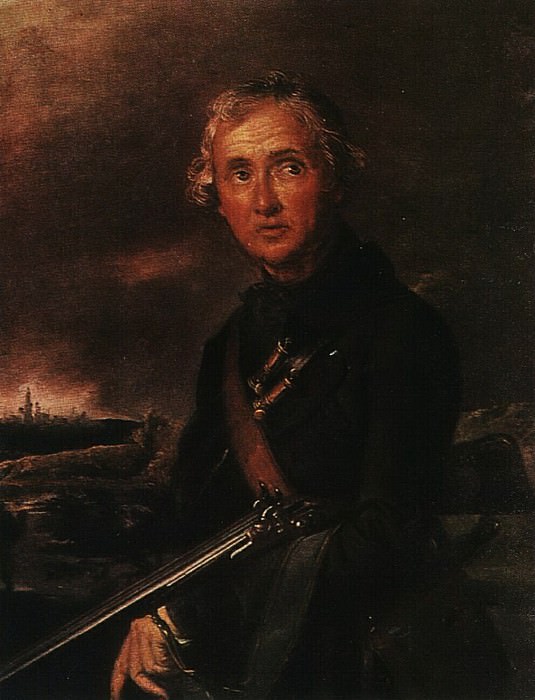 Hunter in the suburbs of Moscow. Sketch for a portrait of Yu.F. Samarin, Vasily Tropinin