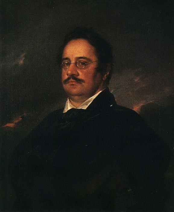 Portrait of N. N. Raevsky , Vasily Tropinin