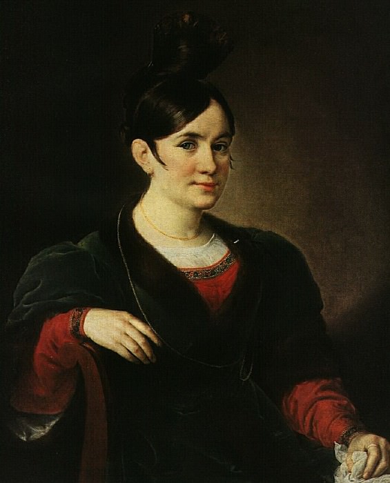 Portrait of Kiseleva. Around, Vasily Tropinin