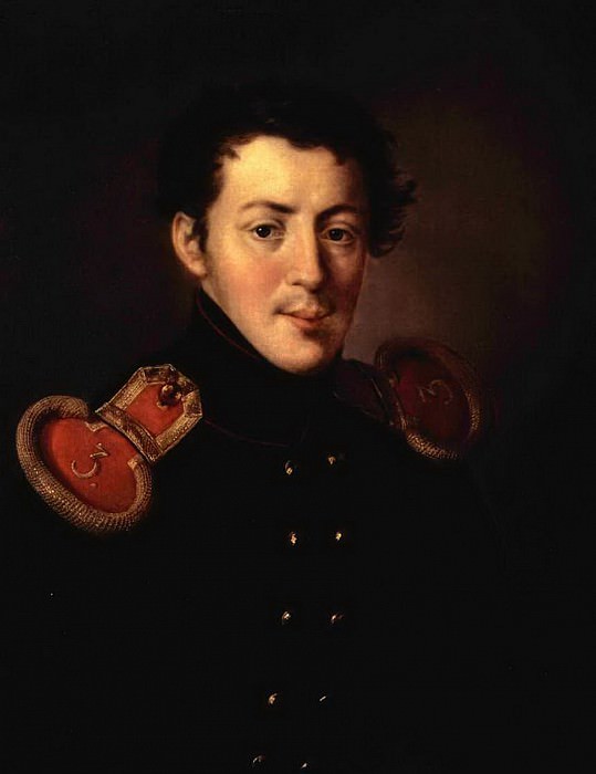 Portrait of Staff Captain Ivan Vasilyevich Alymov, Vasily Tropinin