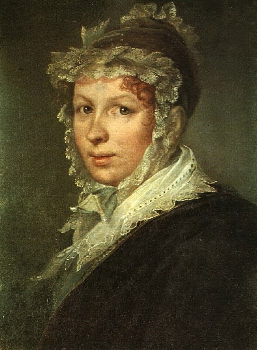 Portrait of A. I. Tropinina, the artist’s wife. Around, Vasily Tropinin