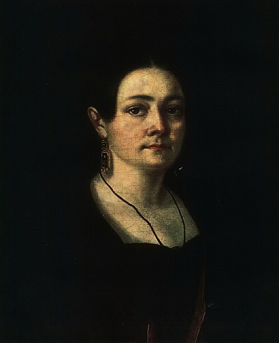 Portrait of an unknown woman in a raincoat, Vasily Tropinin