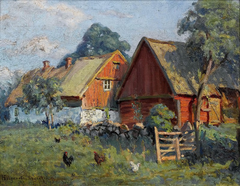 Farmhouse, Nikolai Petrovich Bogdanov-Belsky