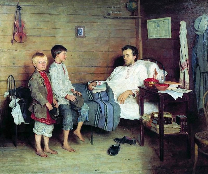 The patient teacher, Nikolai Petrovich Bogdanov-Belsky