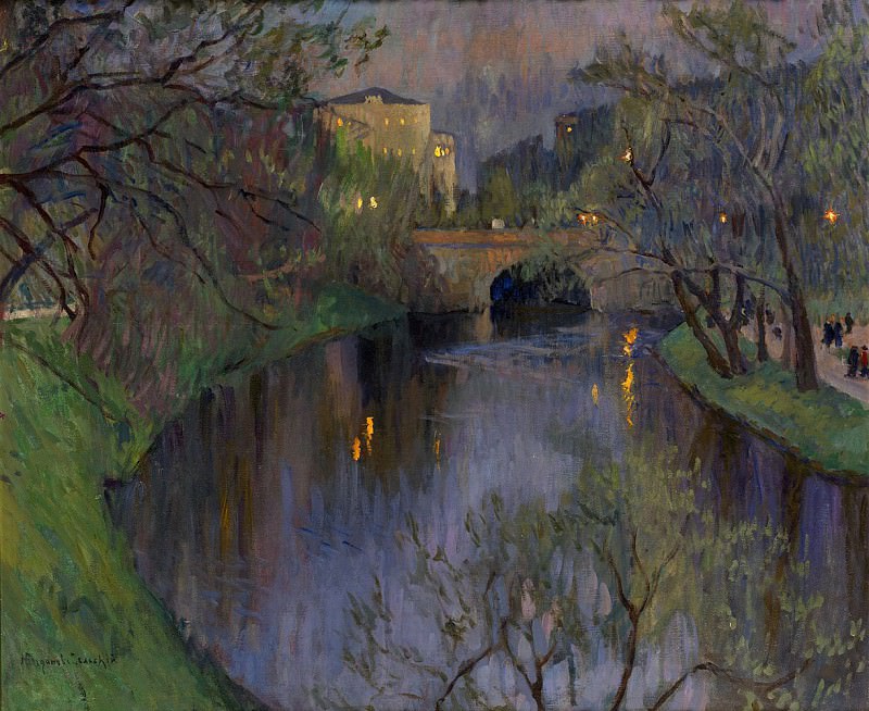 Twilight in Riga, Nikolai Petrovich Bogdanov-Belsky