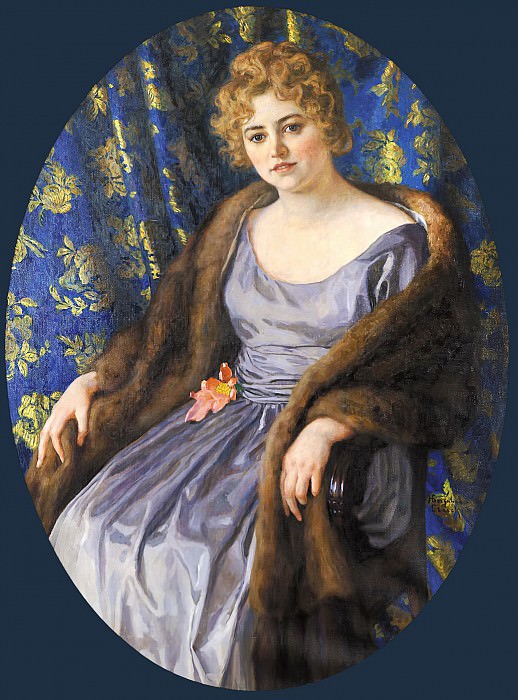 Female Portrait, Nikolai Petrovich Bogdanov-Belsky