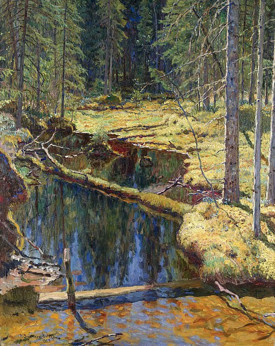 The Forest, Nikolai Petrovich Bogdanov-Belsky