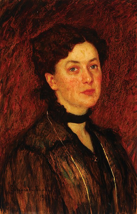 Portrait of a woman, Nikolai Petrovich Bogdanov-Belsky