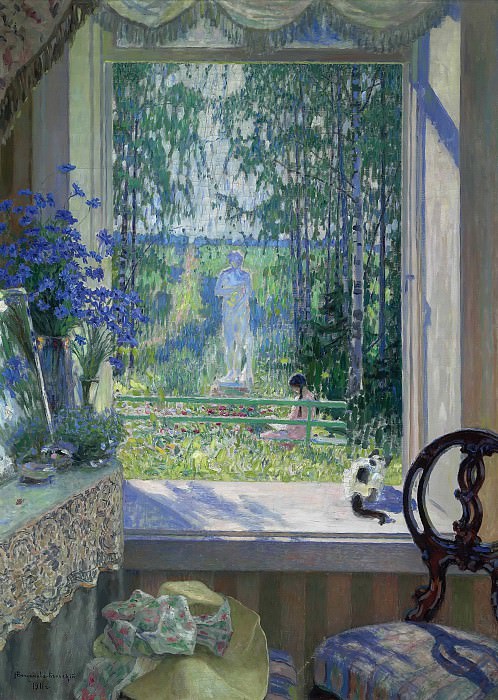 Открытое окно в сад, Николай Петрович Богданов-Бельский