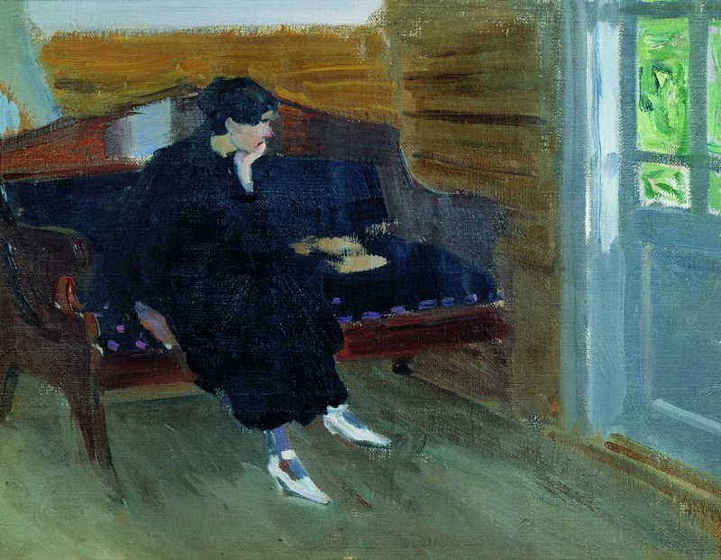 Woman on sofa, Alexey Stepanov