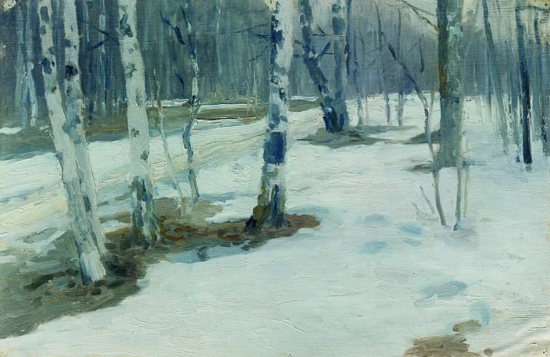 Зимний пейзаж, Алексей Степанов