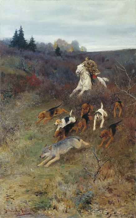 On the wolf with the hounds, Alexey Stepanov