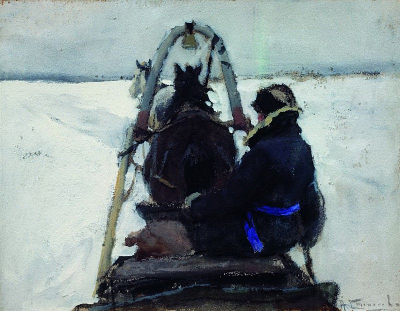 Along the winter path, Alexey Stepanov