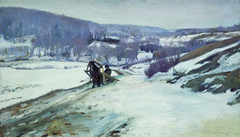 Winter landscape, Alexey Stepanov