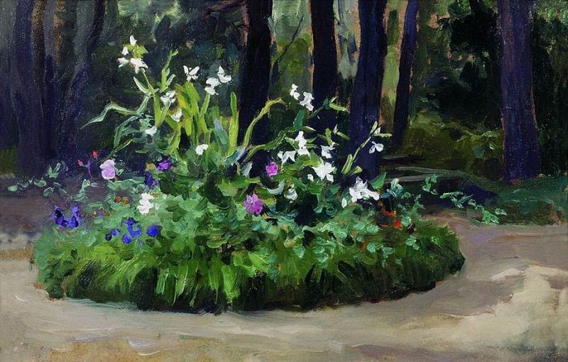 Flowerbed in the park, Alexey Stepanov