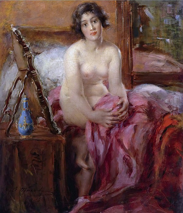 Nude Portrait, Vitaly Gavrilovich Tihov