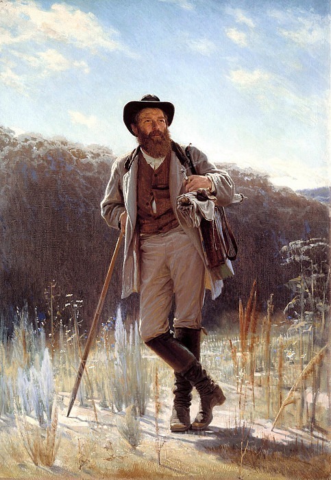 Portrait of the artist Ivan Shishkin 