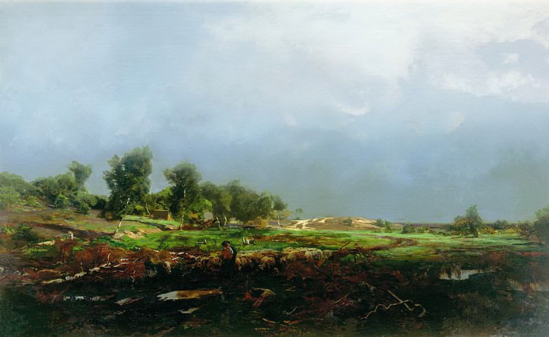 Storm in the field, Vladimir Orlovsky