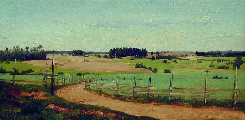 Summer landscape with road, Vladimir Orlovsky