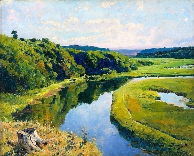 Klyazma river. Zhukovka