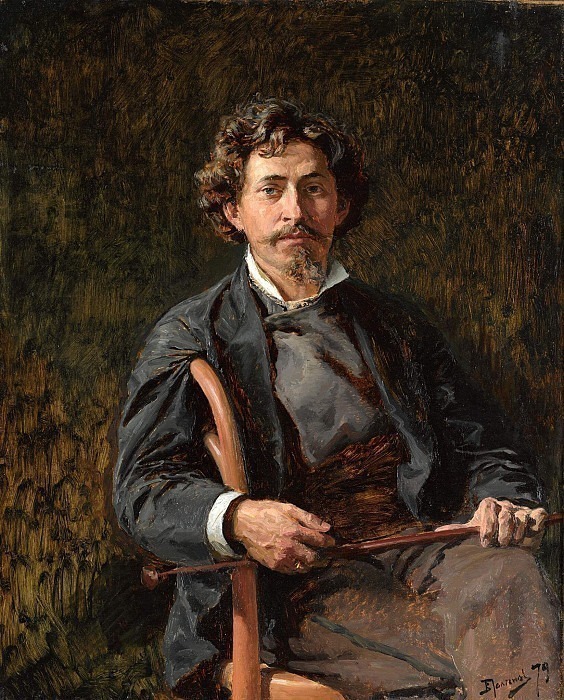 Portrait of the artist Ilya Repin 