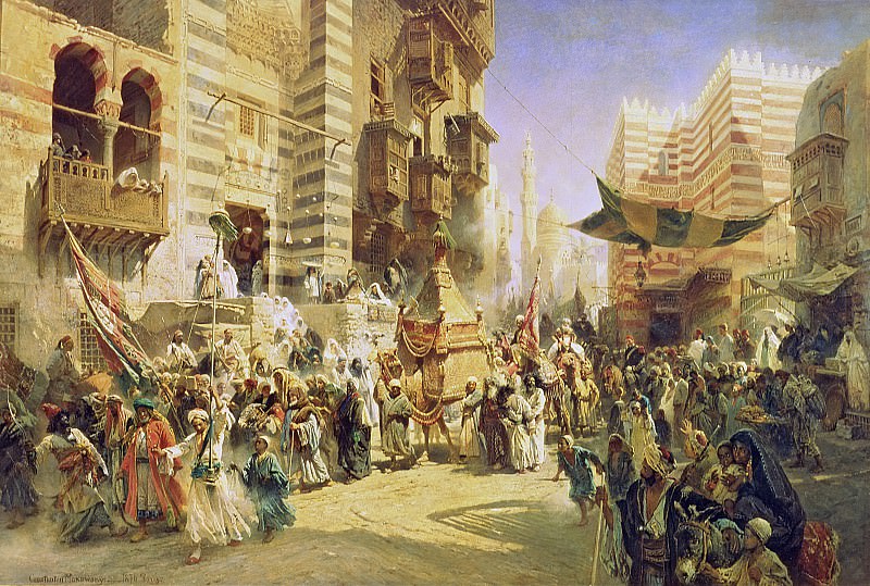 The handing over of the Sacred Carpet in Cairo