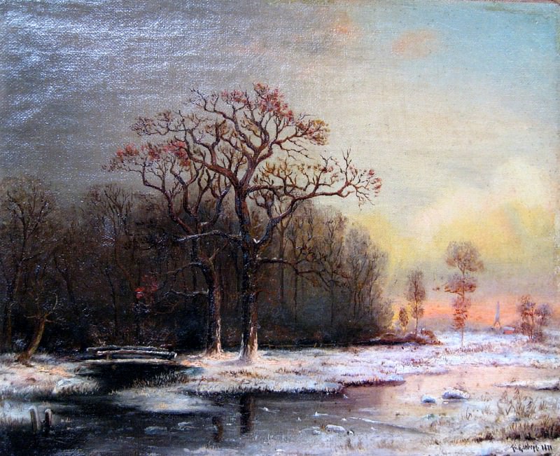Winter Landscape, Yuly Klever
