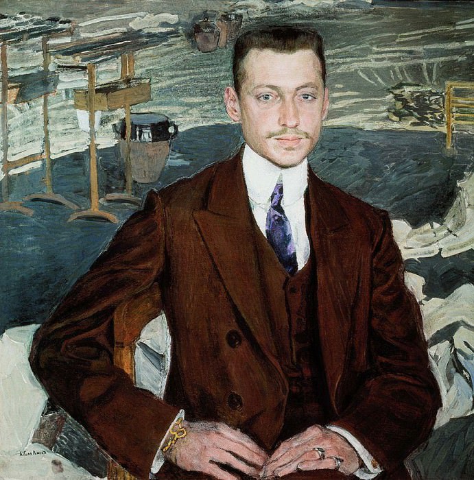 Portrait of Count Vladimir Ivanovich Kankrin, an employee of the St. Petersburg office of the Imperial Theaters, Alexander Golovin