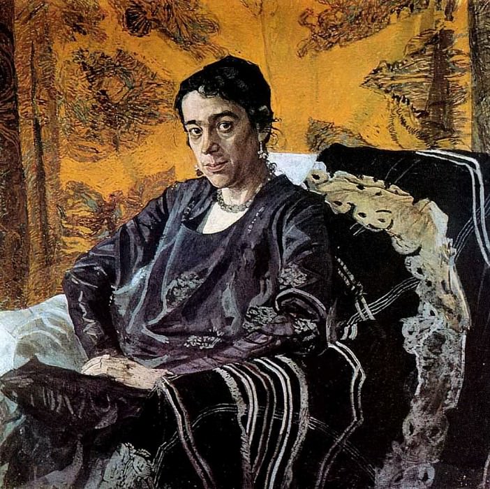 Portrait of N. Dobychina, Alexander Golovin