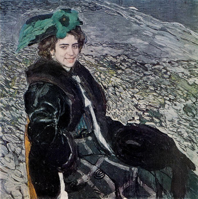 Portrait of E. A. Smirnova, Alexander Golovin