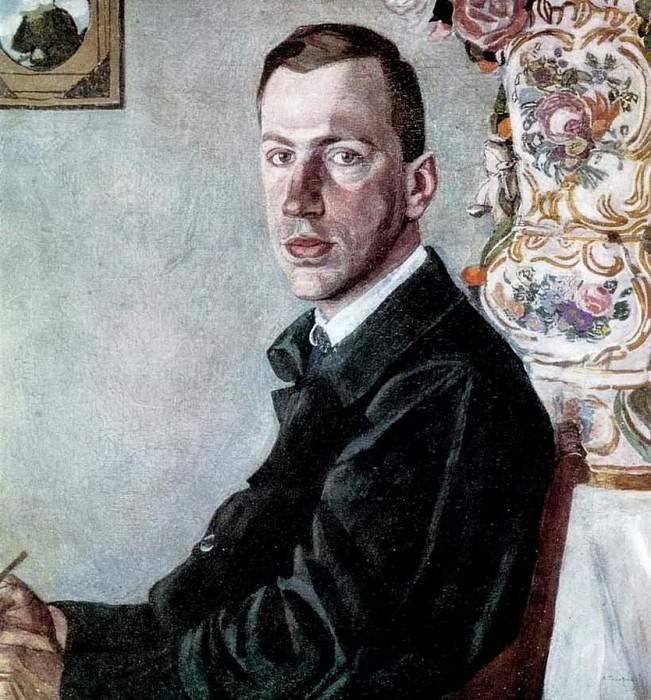 Portrait of E.F.Gollerbach, Alexander Golovin